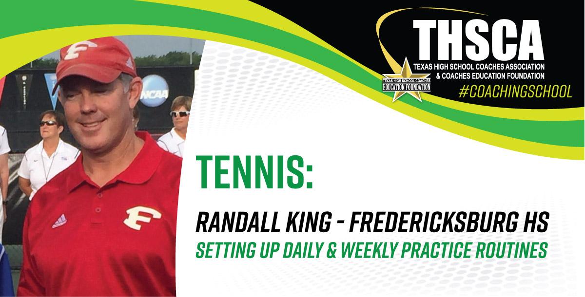 Setting Up Daily & Weekly Practice Routines – Randall King, Fredericksburg