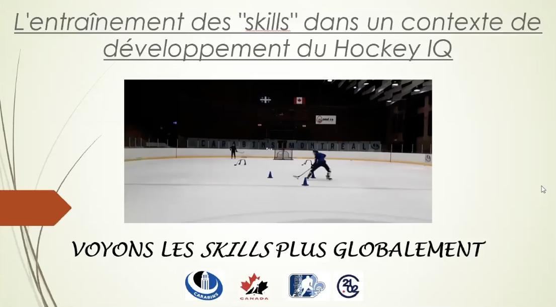 L`entra�nement des skills dans un contexte de d�veloppement du Hockey IQ