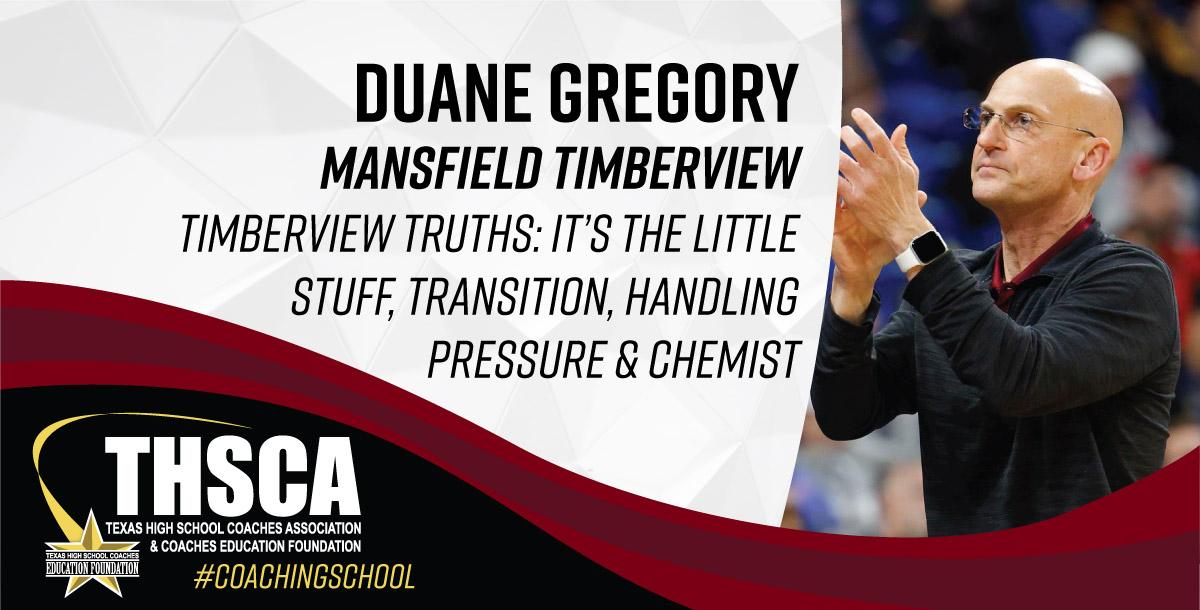 Duane Gregory – Timberview HS – LIVE BASKETBALL DEMO