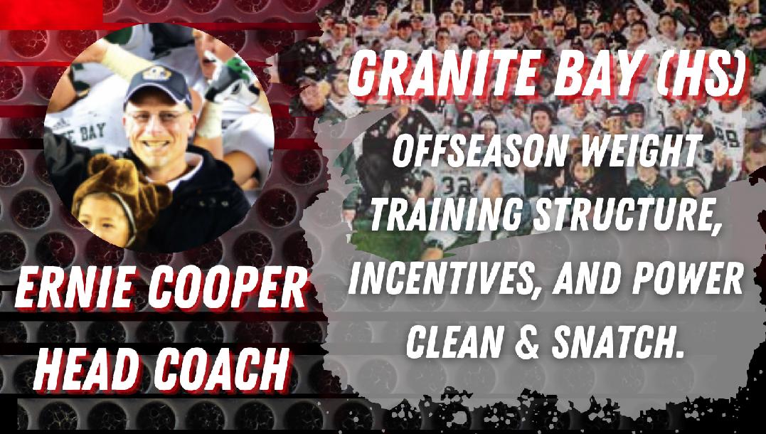 Ernie Cooper- Granite Bay HS Head Coach