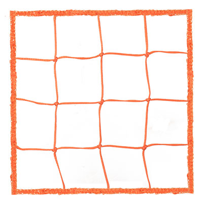 6.0 MM OFFICIAL SIZE SOCCER NET, ORANGE