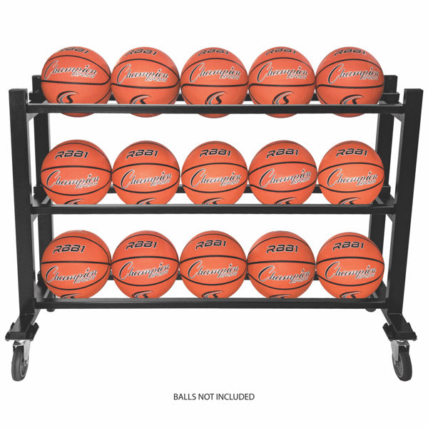 Deluxe Heavy-Duty Basketball Cart