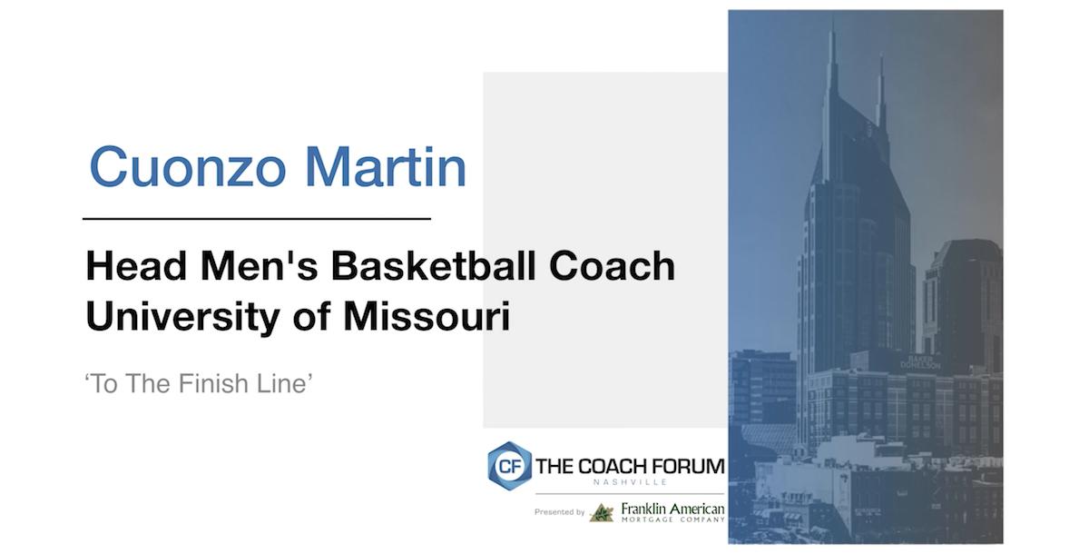 To The Finish Line � Cuonzo Martin