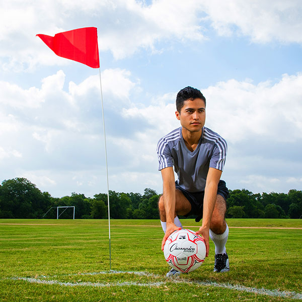 ECONOMY SOCCER CORNER FLAGS