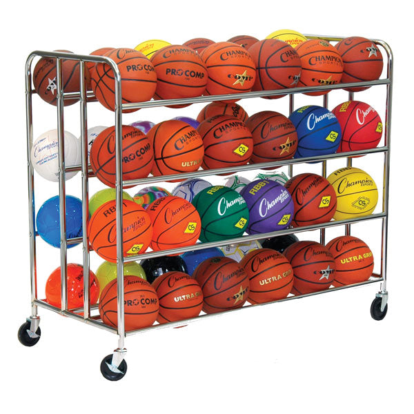 48-BALL DOUBLE WIDE BALL CART