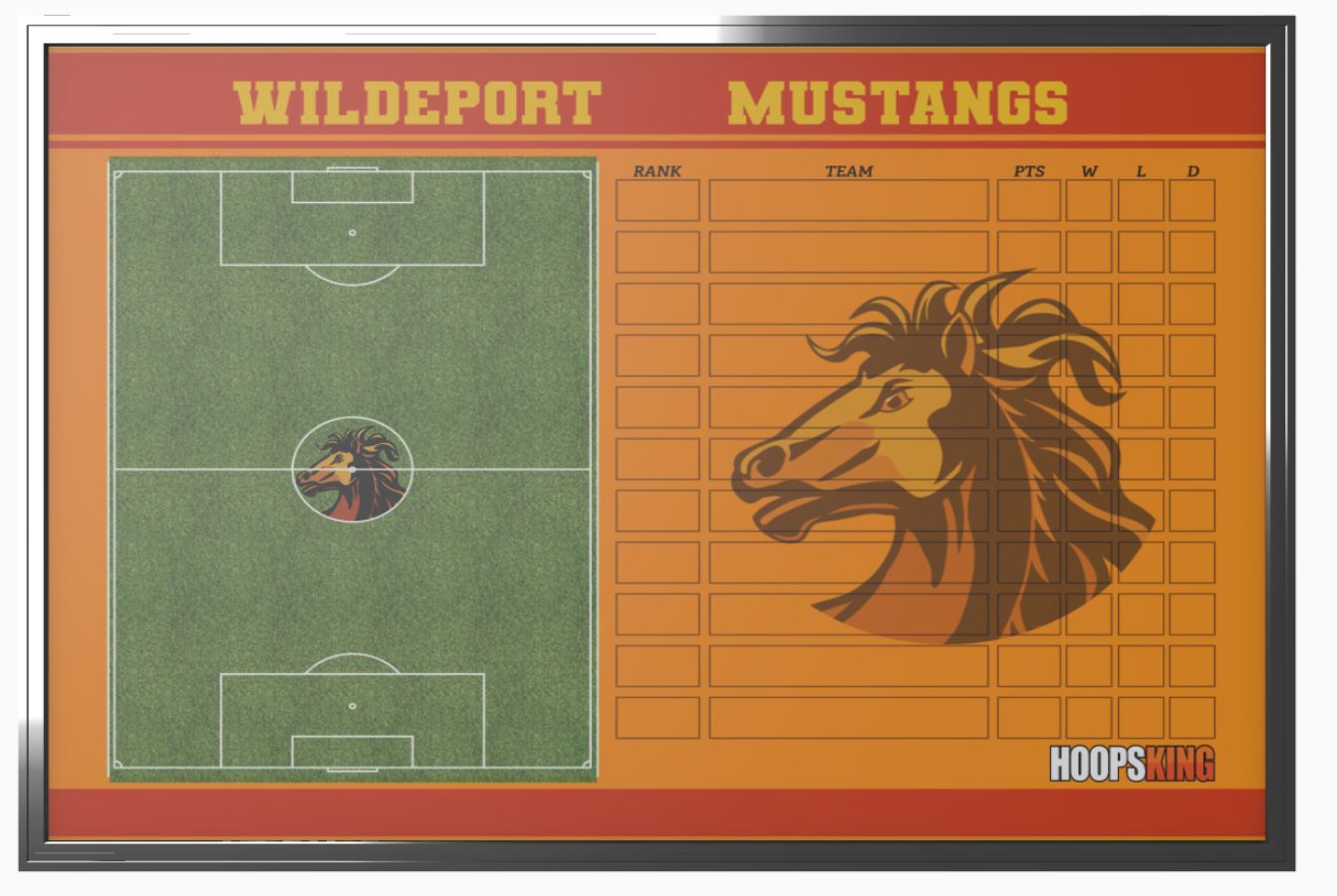 Custom Soccer Locker Room Whiteboard (Wall) | 36X24″ | 24X18″ |