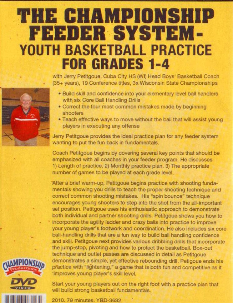 (Rental)-The Championship Feeder System  Grades 1–4 — Youth Basketball Practice