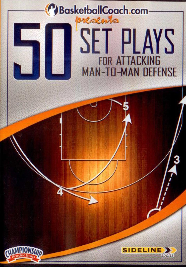 (Rental)-50 Set Plays For Attacking Man To Man Defense