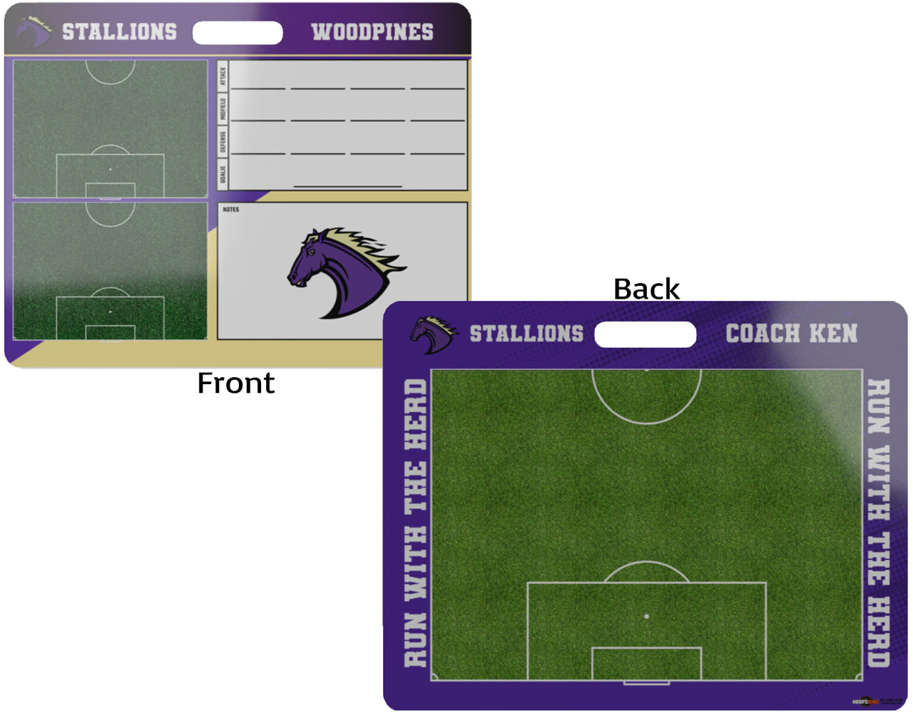 23 X 18 Custom Soccer Coaching Board