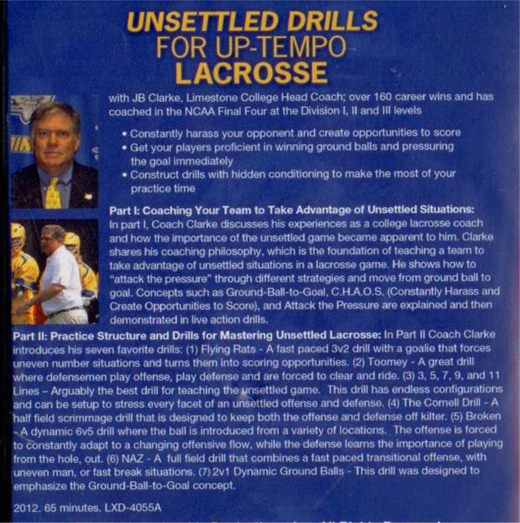 (Rental)-Unsettled Drills for Uptempo Lacrosse