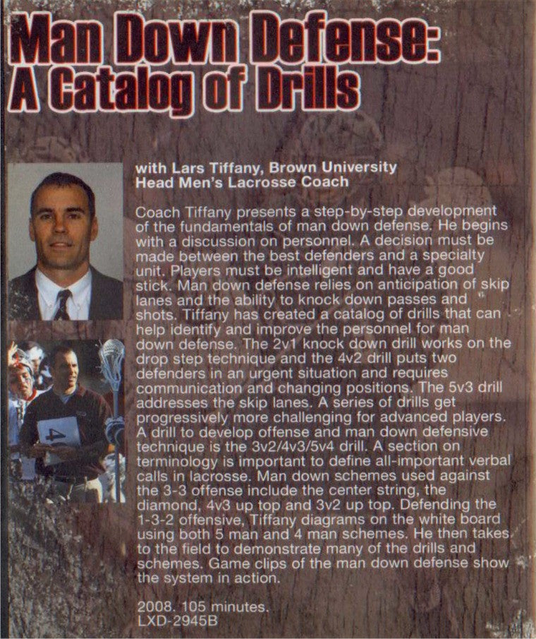 (Rental)-Man Down Defense: A Catalog of Drills