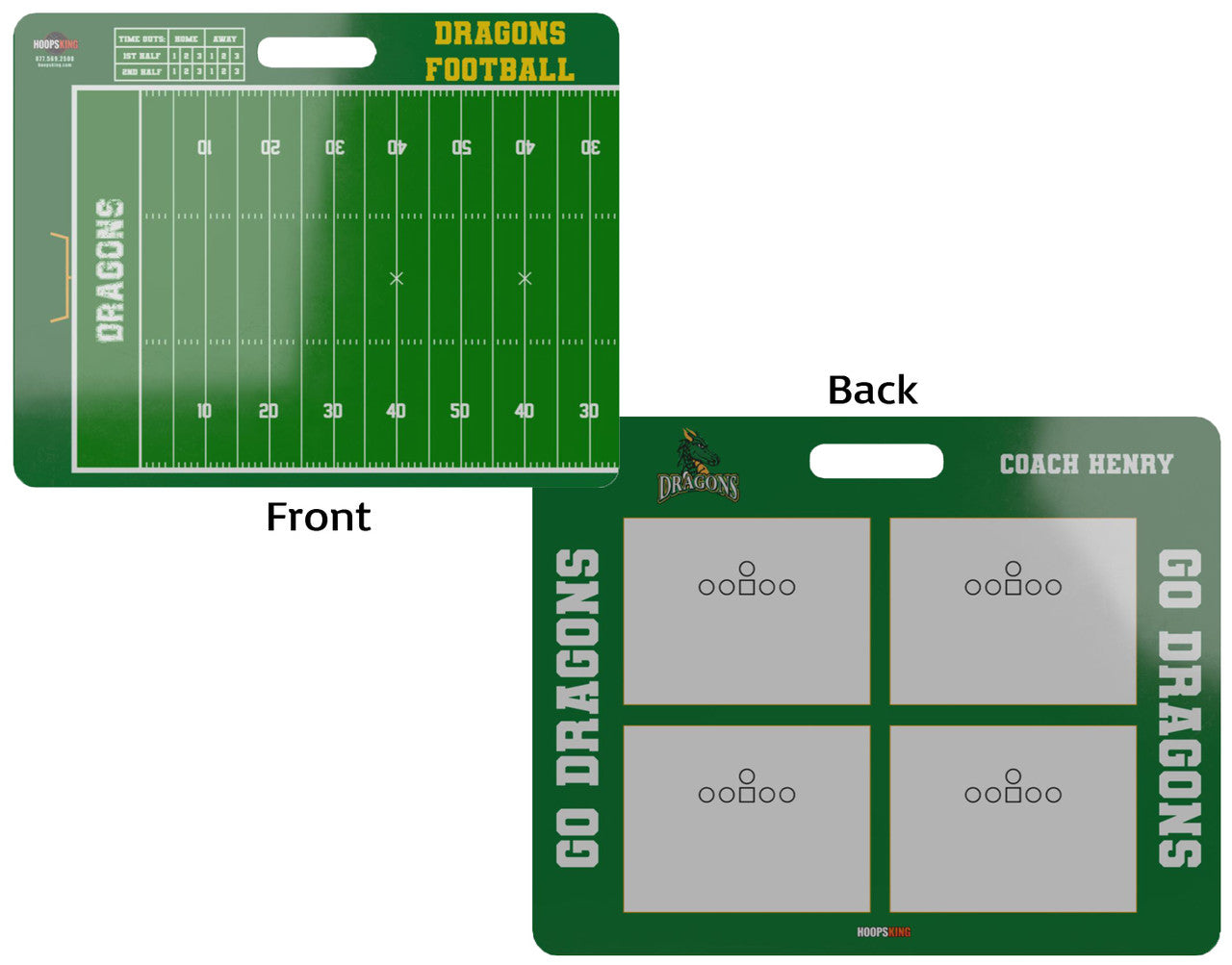 23 X 18 Custom Football Coaching Board