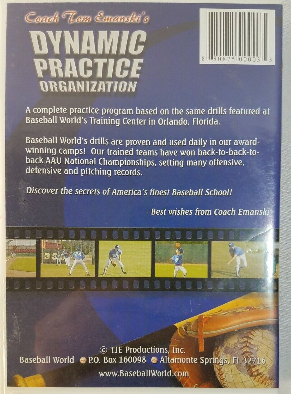 Tom Emanski’s Dynamic Baseball Practice Organization